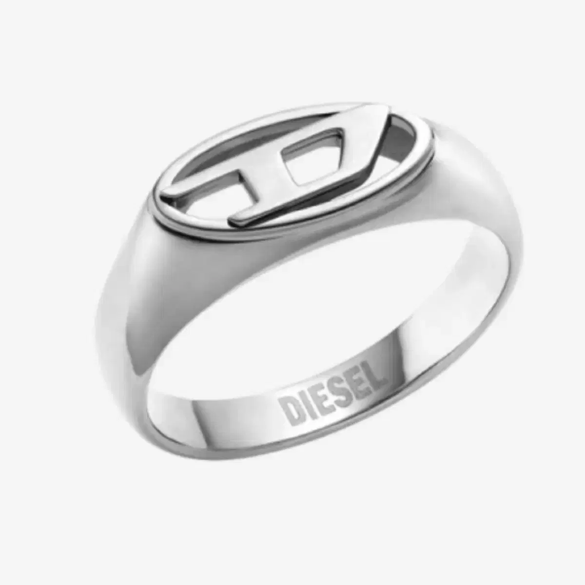 ★DIESEL★ D logo signet ring DX1587040 DIESEL | 디젤 Diesel Ring Steel Oval Logo Signet Ring