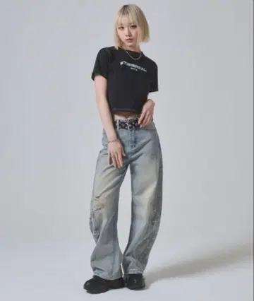 ENVYM 앙비 데님 팬츠 M