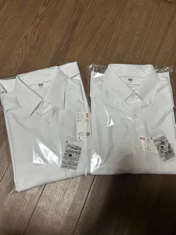 유니클로 드라이 노아이론 제리셔츠 반팔 2장 세트 S 사이즈