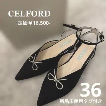 CELFORD 셀포드 펌프스 리본 22.5cm 한국 미사용 새상품