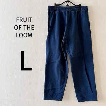 8 FRUIT OF THE LOOM 네이비 캐주얼 팬츠 L 중고