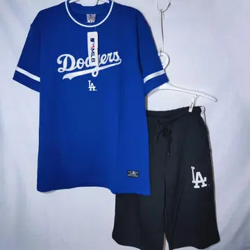 새상품 상하의 세트 L 다저스 MBL 메이저리그 오타니 쇼헤이 쭈리 반팔