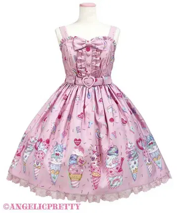 미사용 새상품 Decoration Ice Cream jsk 오버니