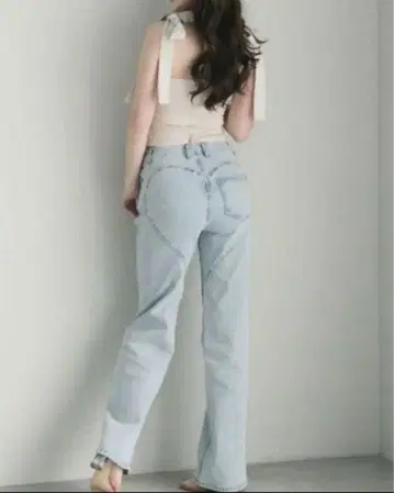 ANDMARY Heart hip denim