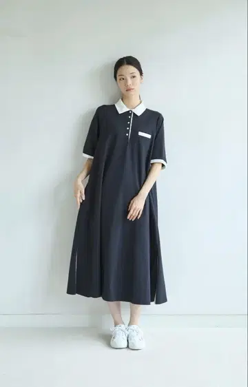 foufou 트랙 폴로 원피스