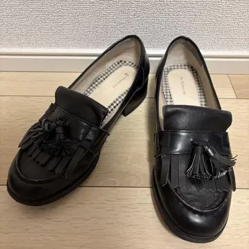 오바니스타 태슬 로퍼 블랙 23.5