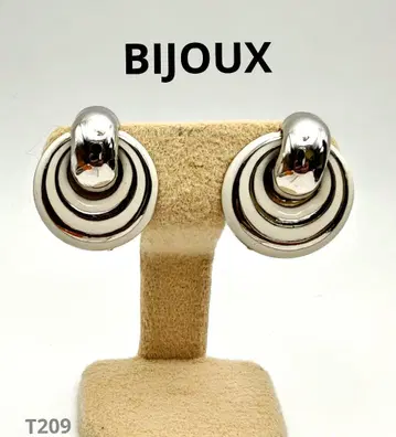 BIJOUX 빈티지 라운드 귀찌