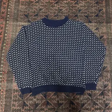 80s L.L.BEAN 버즈아이 니트