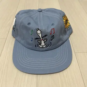 Butter 스누피 자수 캡 파랑