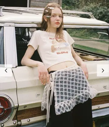 앨리슨 브라운 FRILL DOT WRAP MINI SKIRT