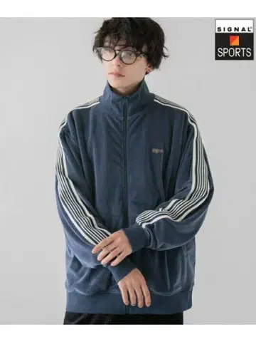 RAGEBLUE 벨로아 트랙 재킷