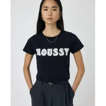 PATCH LACE MOUSSY TINY 티셔츠