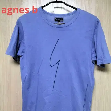 agnes b 퍼플 T셔츠