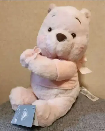 푸우 봉제 인형 무적 핑크
