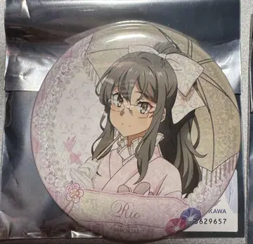 청춘 돼지놈 시리즈 빅카메라 쌍엽 리오 트레이딩 캔 배지 청돼지