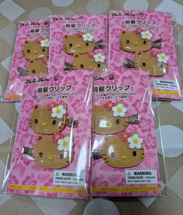 산리오 sanrio 헬로키티 트로피컬 앞머리 클립