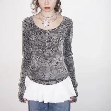 musubore 시어 벨루어 헨리 탑