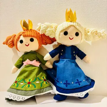 [택 포함 새상품] 겨울왕국 봉제 인형 판타지 스프링스 안나와 엘사