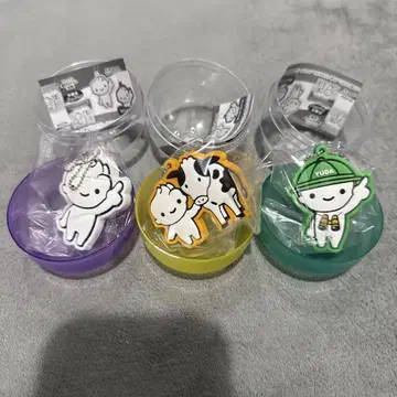 YUDA 요구르트 가챠가챠 3세트