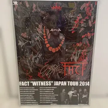 FACT "WITNESS" JAPAN TOUR 2014 포스터