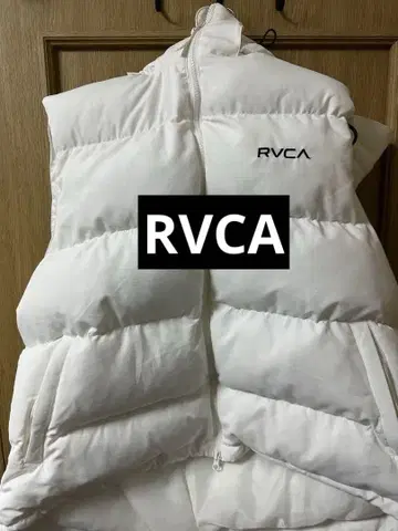 RVCA LIGIG 화이트 다운 자켓