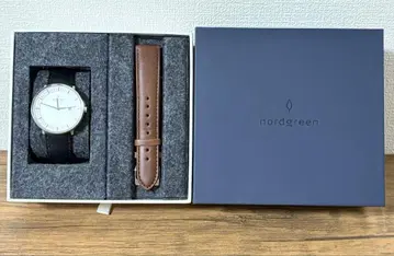 Nordgreen 수동 와인딩 시계 화이트 다이얼 40mm
