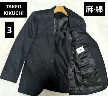 TAKEO KIKUCHI 다케오 키쿠치 린넨 코튼 테일러드 자켓 L