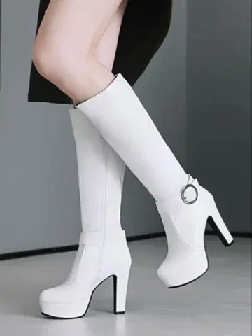 롱 부츠 무릎 아래 길이, 힐 높이 11.5cm