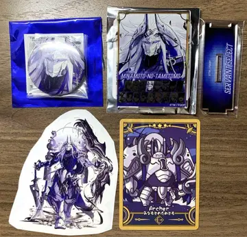 FGO 캔 배지, 스티커, 보너스 카드, 아크릴 스탠드, 원위조