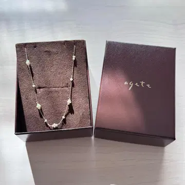 새상품급 agete 펄 목걸이