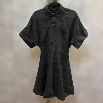 ZARA 블랙 셔츠 원피스 XS