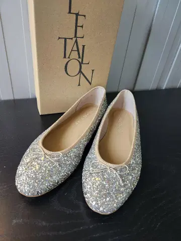 Le Talon 르탈론 발레 슈즈 24.5 글리터