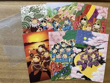 105 낙제 닌자 란타로 60권 부록 특제 포스트카드 6매 세트 닌타마