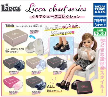 Licca Closet series 클리어 슈즈 컬렉션 전 6종