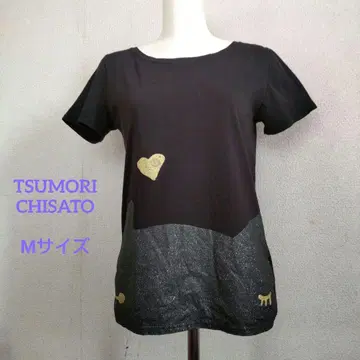 [ cat s TSUMORI CHISATO ] 반팔 티셔츠 블랙 M