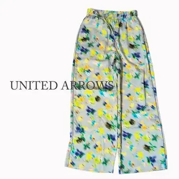 유나이티드 애로우즈 UNITED ARROWS 패턴 팬츠 이지 팬츠