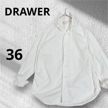 DRAWER 드로어 긴팔 셔츠 블라우스 개더 유나이티드 애로우즈