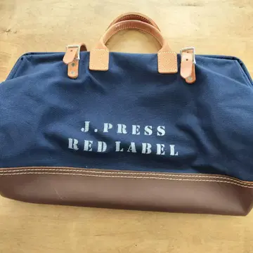 J. PRESS 레드 라벨 토트백 네이비