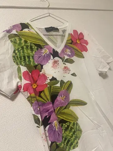 ETRO 꽃 프린트 티셔츠 S