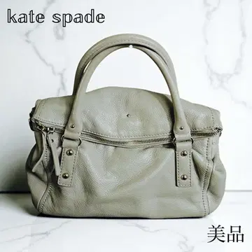 미품 kate spade 케이트 스페이드 핸드백 그레이 계열 가죽