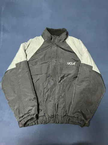 UCLA 지퍼 업 재킷 그레이/블랙
