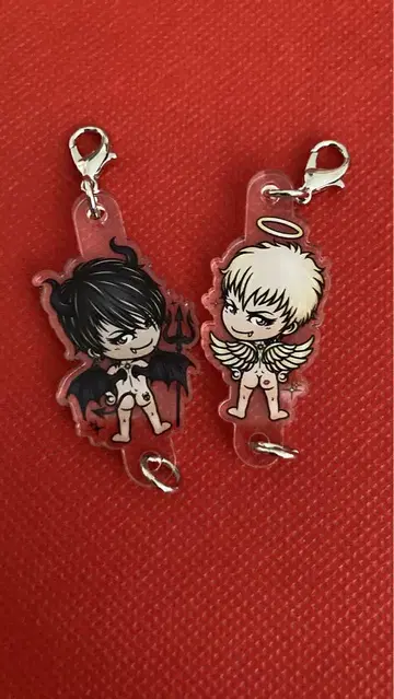 GACKT의 언어의 회랑 전시회 가쿠치 아크릴 키링 악마 천사