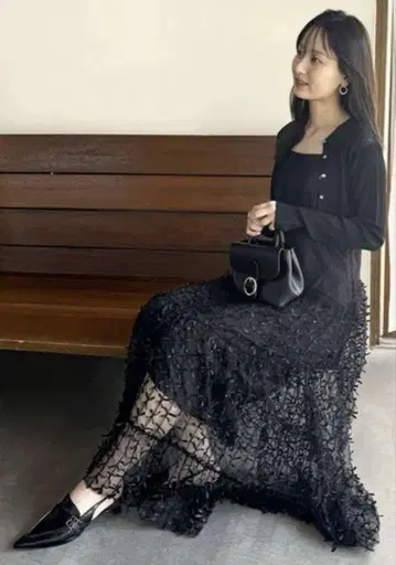 플리츠 캐미 바리에 원피스 snidel