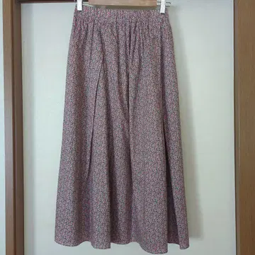 카그레 리버티 꽃무늬 플레어 롱 스커트