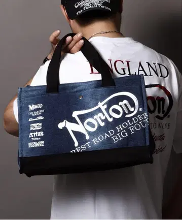 Norton 데님 토트백
