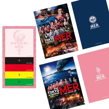 TOKYOMER 클리어 파일 세트, 포스트잇, 트리아지 스타일