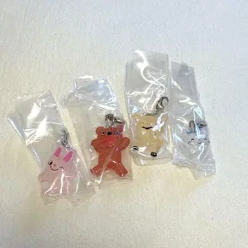 논탄 메지루시 액세서리 타탄 토끼 곰 꿀꿀이