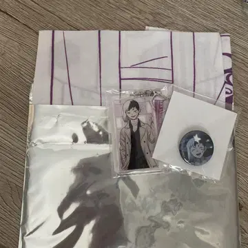 아사기리 겐 굿즈 손수건 캔뱃지 아크릴 키링