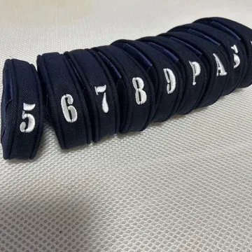 아이언용 골프헤드커버 네이비 5-9 P A S