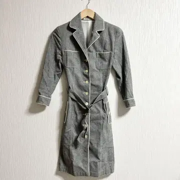 미품 Rene 루네 테일러드 코트 고급 일본제 36 사이즈 벨트